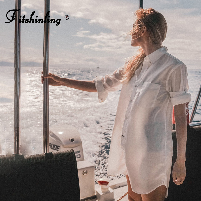 fitshinling button up white shirt dress long sleeve sheer pareos bohemian beach cover-up poet slim holiday blouse new
fitshinling button up white shirt dress long sleeve sheer pareos bohemian beach cover-up poet slim holiday blouse new