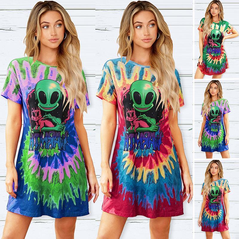 Casual Dresses Bikoles Summer Women' Fashion Street O Neck Short Sleeve Print Dress 2021 Straight Ladies Mini Basic, Green
Casual Dresses Bikoles Summer Women' Fashion Street O Neck Short Sleeve Print Dress 2021 Straight Ladies Mini Basic, Green