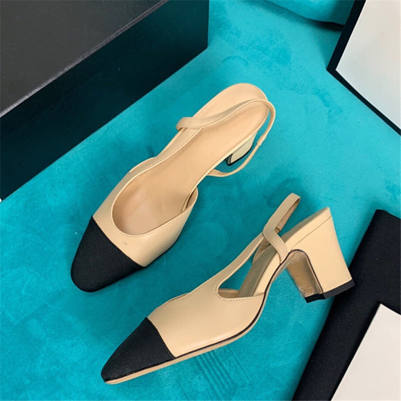 80% Off Store Online Luxury Brand Slingback Women Shoes Block High Heels Pumps Two Tone Sandalias Mujer Leather Begie Black Zapatos De, As pic
80% Off Store Online Luxury Brand Slingback Women Shoes Block High Heels Pumps Two Tone Sandalias Mujer Leather Begie Black Zapatos De, As pic