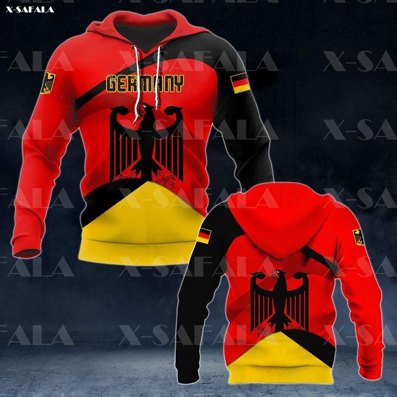 Men's Hoodies & Sweatshirts Germany Eagle Flag Style Army Printed Military Cloth Man Female Zipper Hoodie Pullover Sweatshirt Hooded Jersey, Black
Men's Hoodies & Sweatshirts Germany Eagle Flag Style Army Printed Military Cloth Man Female Zipper Hoodie Pullover Sweatshirt Hooded Jersey, Black