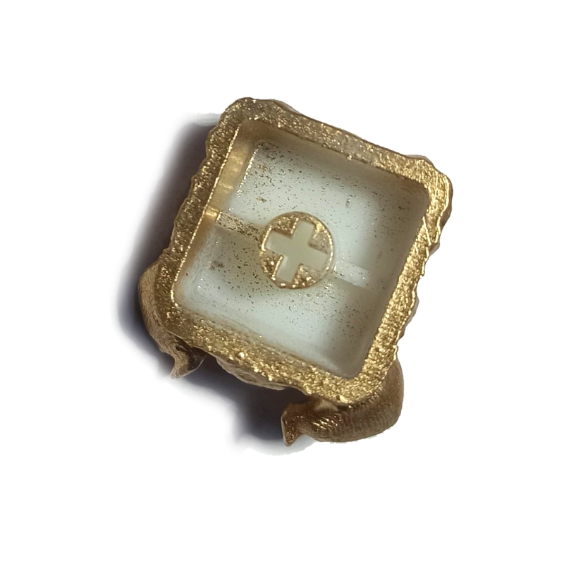 Handmade Customized OEM R4 Profile Resin Keycap Backlit Keycap Horns Demon Cap