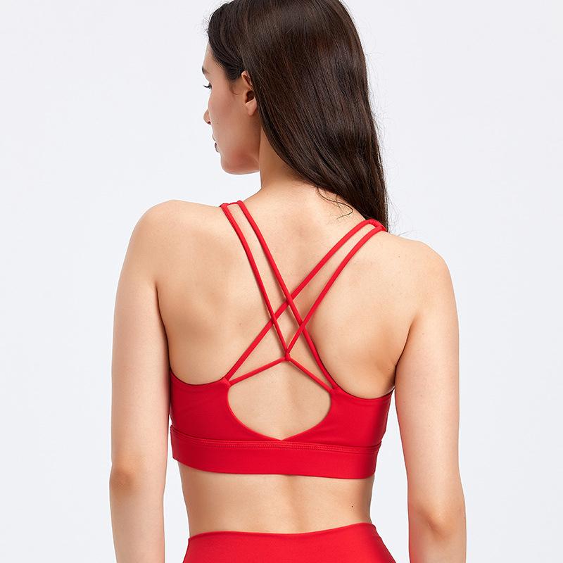 Yoga Outfit Sexy Fitness Top Bra Cropped Breathable Sports Underwear Gym Crop Running Workout Athletic Clothes Women With Chest Pad
Yoga Outfit Sexy Fitness Top Bra Cropped Breathable Sports Underwear Gym Crop Running Workout Athletic Clothes Women With Chest Pad