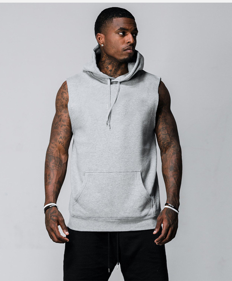 Men Cotton Sleeveless T Shirts Hoodies Tank Top Fitness Shirt Bodybuilding Singlet Workout Vest, Black
Men Cotton Sleeveless T Shirts Hoodies Tank Top Fitness Shirt Bodybuilding Singlet Workout Vest, Black