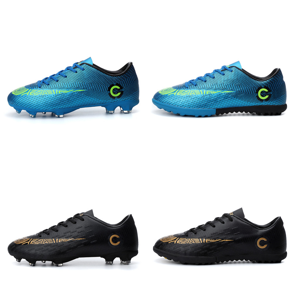 Men Soccer Shoes Adult Kids TF/FG High Ankle Football Boots Cleats Grass Training Sport Footwear 2021 Trend Mens Sneakers -45 210720, Green long spikes
Men Soccer Shoes Adult Kids TF/FG High Ankle Football Boots Cleats Grass Training Sport Footwear 2021 Trend Mens Sneakers -45 210720, Green long spikes