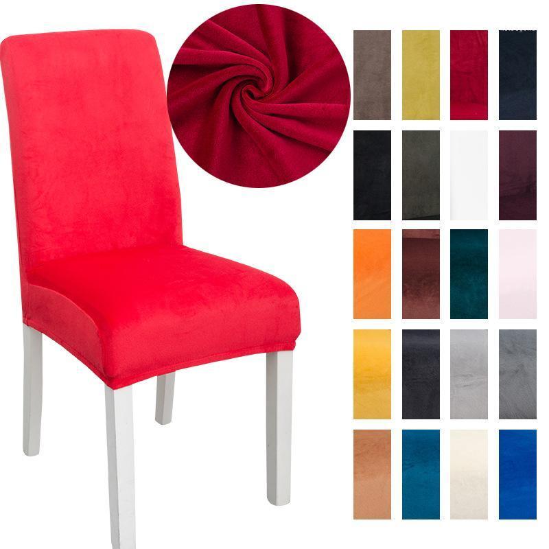 All Seasons Simple Elastic Velvet Chair Cover Home Solid Dining Room Seat Slipcover Sets Quality El Party Protector Covers
All Seasons Simple Elastic Velvet Chair Cover Home Solid Dining Room Seat Slipcover Sets Quality El Party Protector Covers