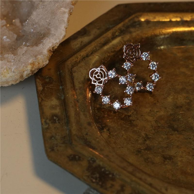 Stud Morivovog Real 925 Sterling Silver Romantic Garden Earrings For Girls Rose Gold Flower Earring 2022 Aesthetics Jewelry, Golden;silver
Stud Morivovog Real 925 Sterling Silver Romantic Garden Earrings For Girls Rose Gold Flower Earring 2022 Aesthetics Jewelry, Golden;silver