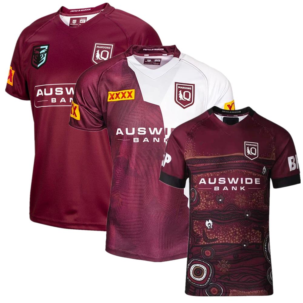 Indigenous Training Jersey 2021/22 QUEENSLAND MAROONS STATE OF ORIGIN CAPTAINS RUN JERSEY Australia Maroons home QLD Indigenous rugby Jersey, Black
Indigenous Training Jersey 2021/22 QUEENSLAND MAROONS STATE OF ORIGIN CAPTAINS RUN JERSEY Australia Maroons home QLD Indigenous rugby Jersey, Black