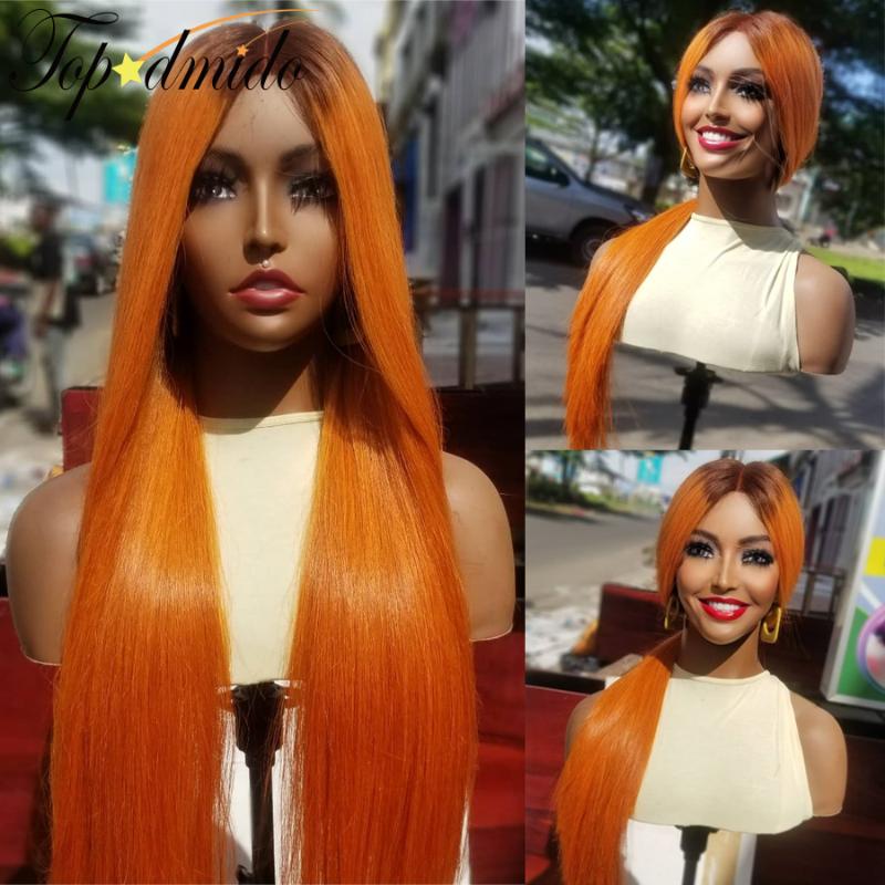 Lace Wigs Topodmido Ombre Orange Color Front Human Hair With Baby Body Wave Peruvian 4x4 Closure For Women, Black;brown
Lace Wigs Topodmido Ombre Orange Color Front Human Hair With Baby Body Wave Peruvian 4x4 Closure For Women, Black;brown