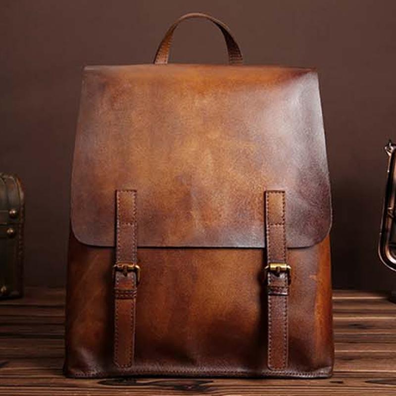 Backpack Luufan Genuine Leather Man's Unisex Big Capacity 13" PC Laptop Daypack Cow School Bag Male Travel Brown
Backpack Luufan Genuine Leather Man's Unisex Big Capacity 13" PC Laptop Daypack Cow School Bag Male Travel Brown