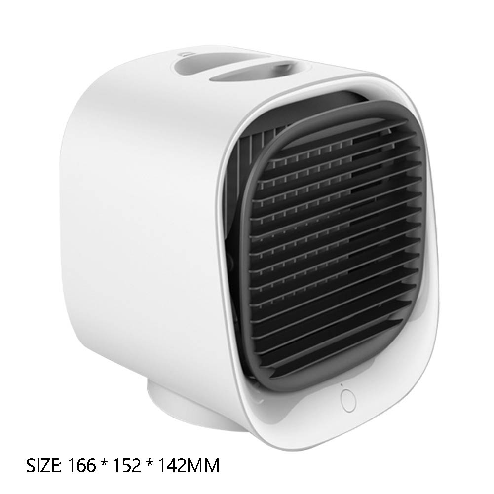 300mL Mini Portable Air Conditioner 3 Level Conditioning Humidifier Purifier USB Desktop Air Cooler Fan with Water Tank243z