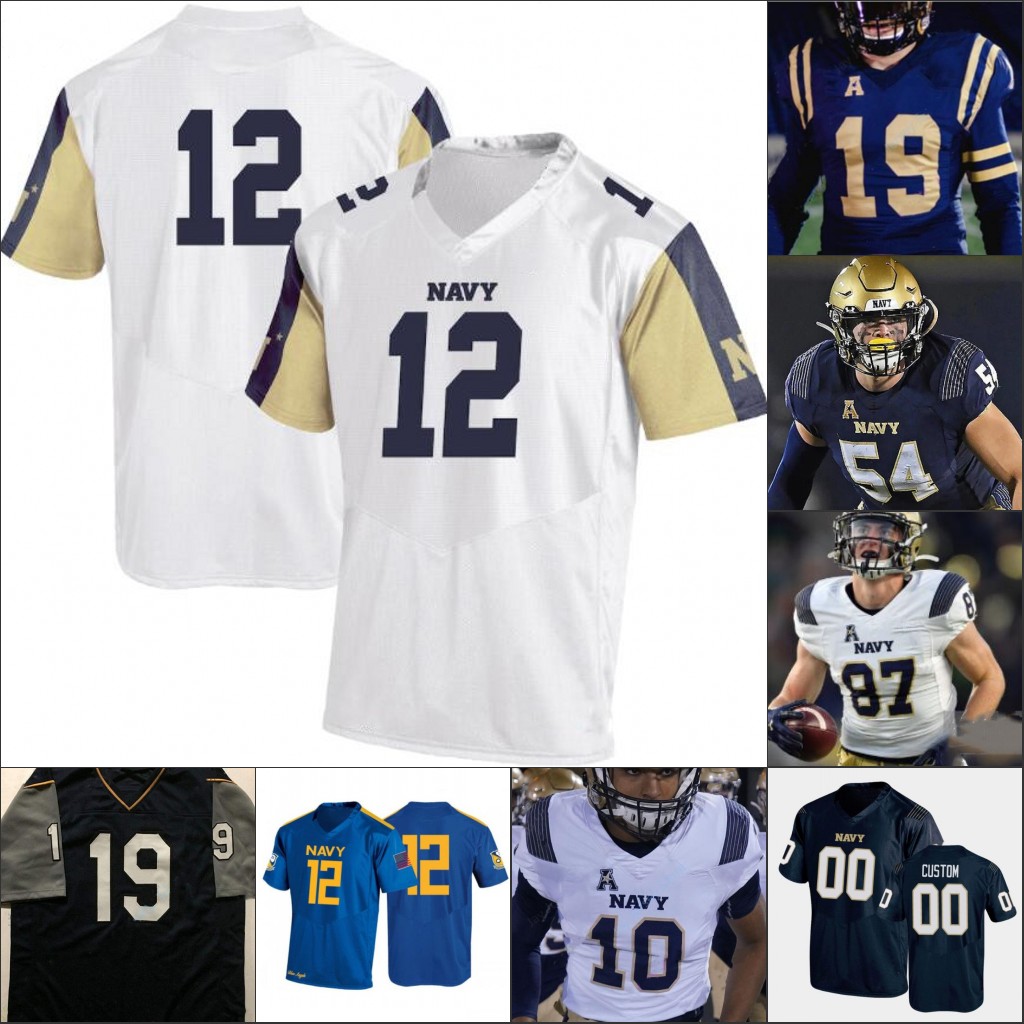 Custom 2021 Navy Midshipmen Jersey Dalen Morris Jamale Carothers Mark Walker Mychal Cooper Diego Fagot Football NCAA College mens women kids, Blue
Custom 2021 Navy Midshipmen Jersey Dalen Morris Jamale Carothers Mark Walker Mychal Cooper Diego Fagot Football NCAA College mens women kids, Blue