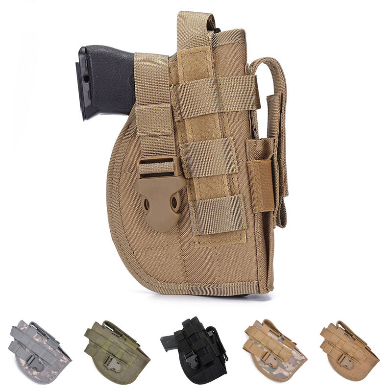 Universal Tactical Holster Right Hand Molle Combat Waist Belt Holsters for G1911 45 92 96, As pictures
Universal Tactical Holster Right Hand Molle Combat Waist Belt Holsters for G1911 45 92 96, As pictures