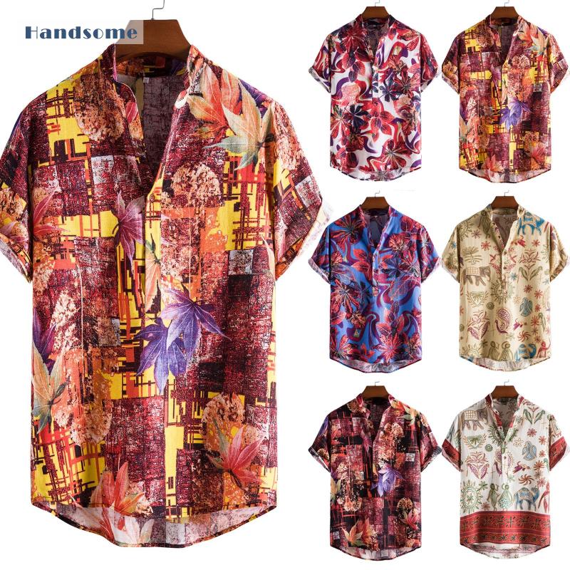 Summer Hawaii Vacation Style Shirts 2021 Men's Fashion Print Short-sleeved Shirt Top Beach Plus Size Wild Blouse Chemise Homme Casual
Summer Hawaii Vacation Style Shirts 2021 Men's Fashion Print Short-sleeved Shirt Top Beach Plus Size Wild Blouse Chemise Homme Casual