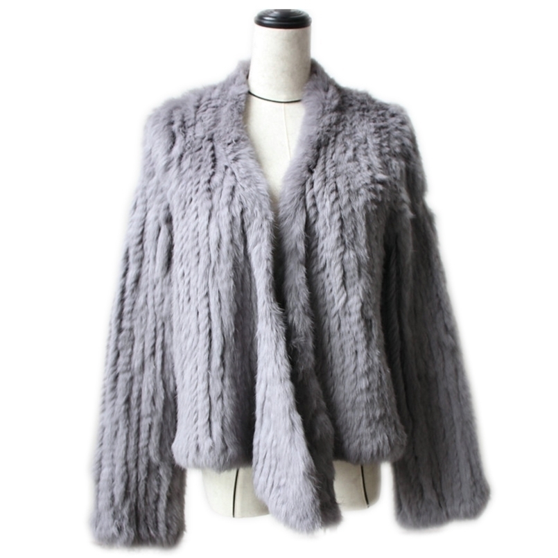Winter Autumn Women Real Fur Coat Female Knitted Rabbit Coats Jacket Casual Thick Warm Fashion Slim Overcoat Clothing 211110
Winter Autumn Women Real Fur Coat Female Knitted Rabbit Coats Jacket Casual Thick Warm Fashion Slim Overcoat Clothing 211110