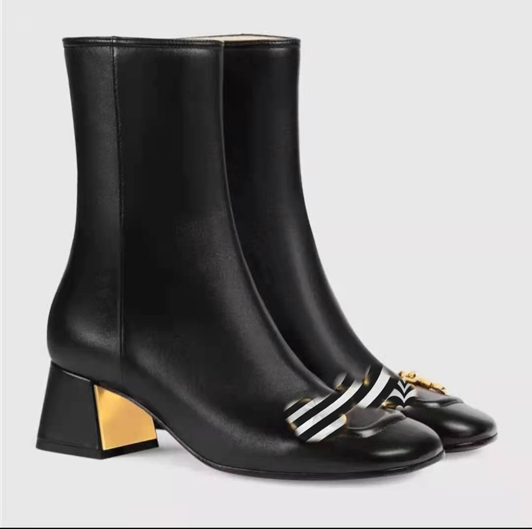 Designer boots logo brand shoes latest fashion women's medium heel all leather luxury soft and delicate size 35-40, Black
Designer boots logo brand shoes latest fashion women's medium heel all leather luxury soft and delicate size 35-40, Black