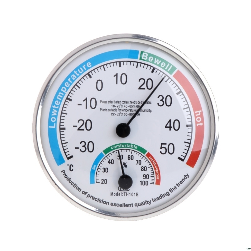 Domestic Analogue Thermometer Hygrometer Temperature Humidity Monitor Meter Gauge
