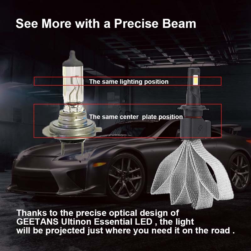 Vehicle Headlight H4 H7 LED Car Lights 9005 H11 H8 H9 HB1 HB3 9006 9007 880 Auto Lamp Bulb Night Light 12V 8000LM 6000K 2PCS/Pair