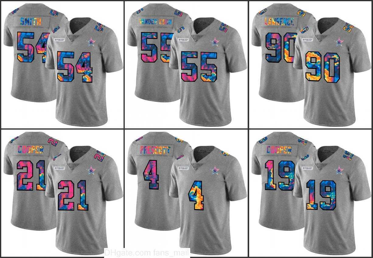 DallasCowboysMen #4 Dak Prescott 19 Amari Cooper 90 Demarcus Lawrence Grey Heather Multi-Color Woman Youth Crucial Catch Jersey
DallasCowboysMen #4 Dak Prescott 19 Amari Cooper 90 Demarcus Lawrence Grey Heather Multi-Color Woman Youth Crucial Catch Jersey