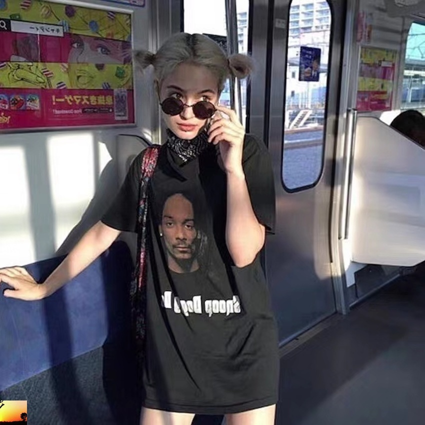 Snopp Dogg T-Shirt Men Women Oversized T Shirt streetwear big avatar drop 210420