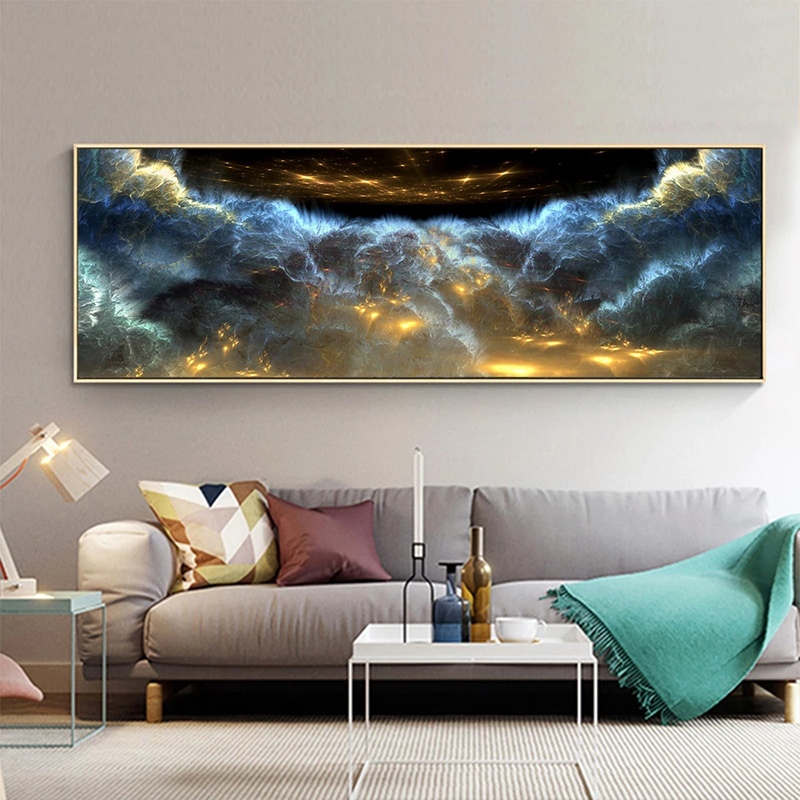 Abstract Clouds Boat Poster Painting Wall Art Pictures For Living Room Office Canvas Prints Modern Home Decor Landscape Cuadros