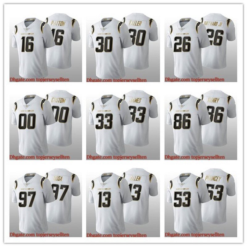 Los Angeles''Chargers''MEN WOMEN YOUTH Austin Ekeler Keenan Allen Hunter Henry White Jersey Golden Limited, Black;red
Los Angeles''Chargers''MEN WOMEN YOUTH Austin Ekeler Keenan Allen Hunter Henry White Jersey Golden Limited, Black;red