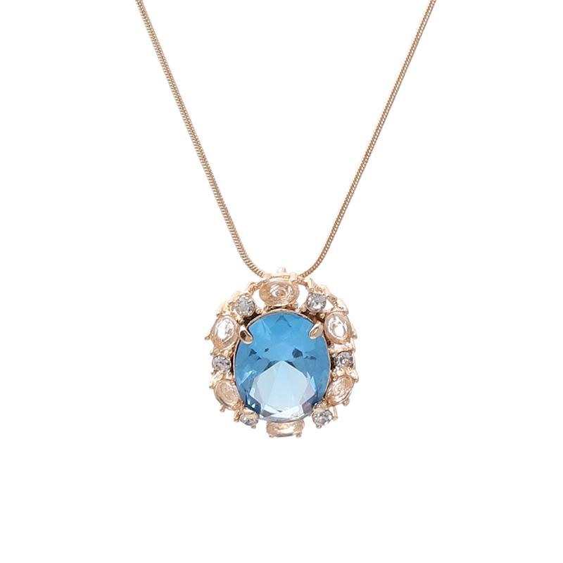 Pendant Necklaces 2021 Nov. Big Oval Blue Stone Inaly Necklace Women Fashion Fresh Style Christmas Gift Choker
Pendant Necklaces 2021 Nov. Big Oval Blue Stone Inaly Necklace Women Fashion Fresh Style Christmas Gift Choker