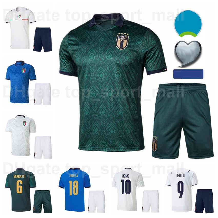Italy 2021 Euro Cup Soccer 10 Lorenzo Insigne Jersey Set National Team 17 Ciro Immobile 9 Andrea Belotti 19 Leonardo Bonucci Football Shirt Kits 2020, White
Italy 2021 Euro Cup Soccer 10 Lorenzo Insigne Jersey Set National Team 17 Ciro Immobile 9 Andrea Belotti 19 Leonardo Bonucci Football Shirt Kits 2020, White