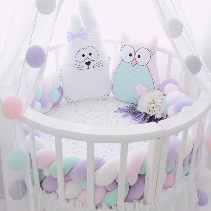 Bedding Sets 2.2M Length Born Baby Bed Bumper Pure Weaving Plush Knot Crib Kids Cot Protector Room Decor
Bedding Sets 2.2M Length Born Baby Bed Bumper Pure Weaving Plush Knot Crib Kids Cot Protector Room Decor