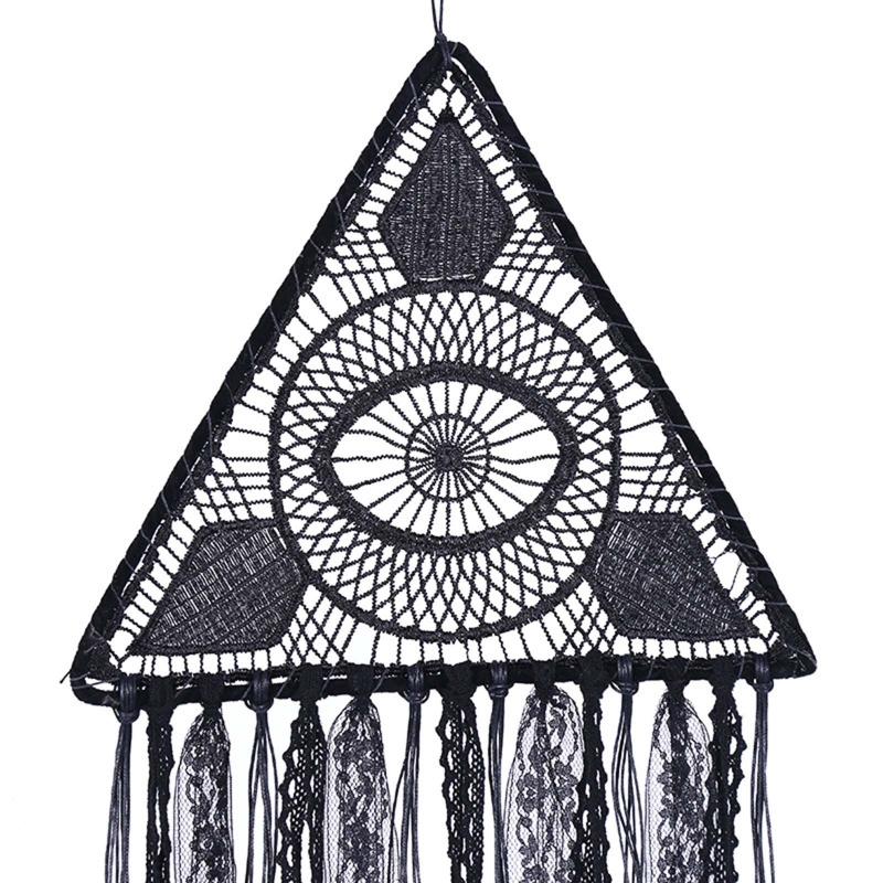 Gothic Evil Eye Black Dream Catcher Handmade Wall Hanging Dreamcatcher Ornament Decorative Objects & Figurines
Gothic Evil Eye Black Dream Catcher Handmade Wall Hanging Dreamcatcher Ornament Decorative Objects & Figurines