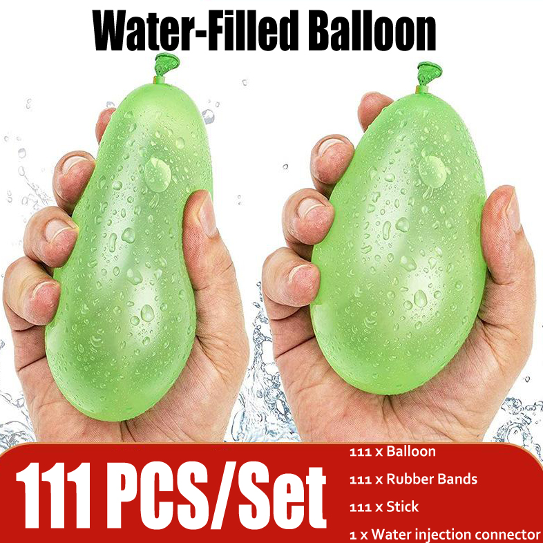 111pcs Fight Water Balloon Children Game Supplies Summer Outdoor Beach Toy Party, Multicolor
111pcs Fight Water Balloon Children Game Supplies Summer Outdoor Beach Toy Party, Multicolor