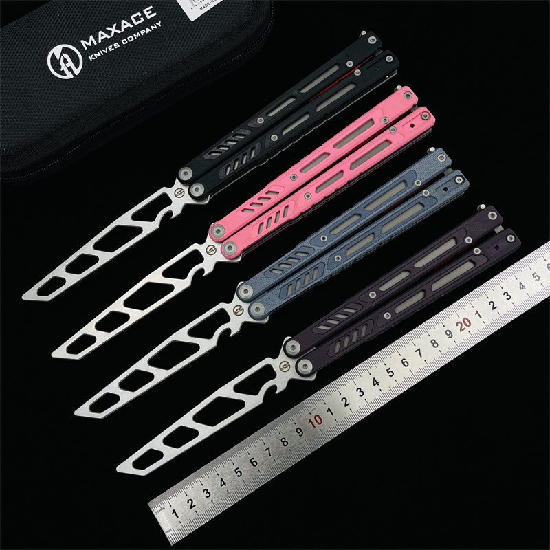Maxace Banshee-v2 New G10 handle butterfly practice cross flower performance decompression and relaxation tool accessories EDC
Maxace Banshee-v2 New G10 handle butterfly practice cross flower performance decompression and relaxation tool accessories EDC