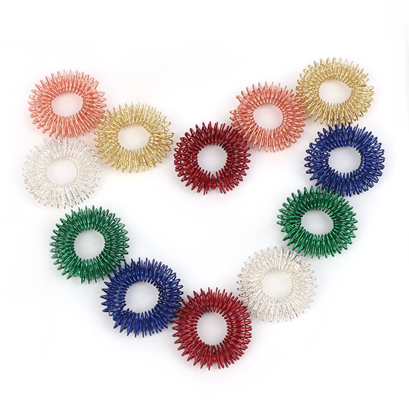 Party Favor Fidget Sensory Toy Ring Spiky Massager Finger Rings Stress Relief Squeeze Spinner Fingers Fun Game Stress Relieve 1409 T2
Party Favor Fidget Sensory Toy Ring Spiky Massager Finger Rings Stress Relief Squeeze Spinner Fingers Fun Game Stress Relieve 1409 T2