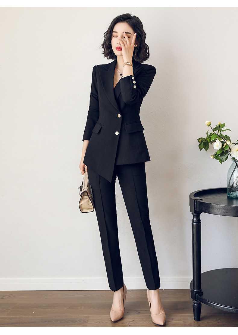 Women's Two Piece Pants Women 2022 Spring Autumn Fashion Business Suits Female Notched Blazer Jackets & Ladies Office Wear Sets J45, White
Women's Two Piece Pants Women 2022 Spring Autumn Fashion Business Suits Female Notched Blazer Jackets & Ladies Office Wear Sets J45, White