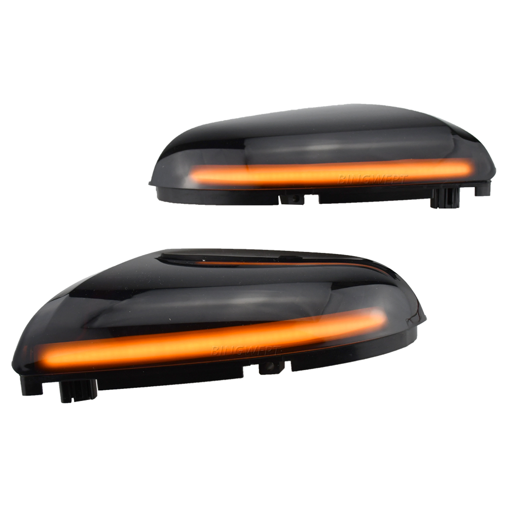 2pcs LED Side Rearview Mirror Dynamic Indicator Blinker Light Turn Signal Light For Dodge Ram 1500 2500 2009-2018