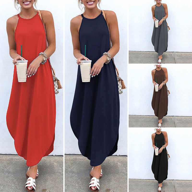 VONDA Plus Size Dress Women Sexy Sleeveless Backless Party Strap Long Maxi Dresses Office Ladies 2021 Casual Summer Vestidos, Black
VONDA Plus Size Dress Women Sexy Sleeveless Backless Party Strap Long Maxi Dresses Office Ladies 2021 Casual Summer Vestidos, Black