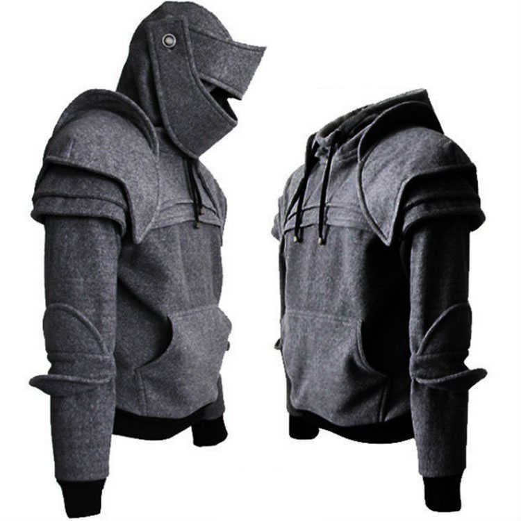 Style Man Streetwear Men Arthur Medieval Hollow Knight Hoodie Armor Sweatshirt Pullover Hooded Jacket Coat Q0814, Khaki
Style Man Streetwear Men Arthur Medieval Hollow Knight Hoodie Armor Sweatshirt Pullover Hooded Jacket Coat Q0814, Khaki