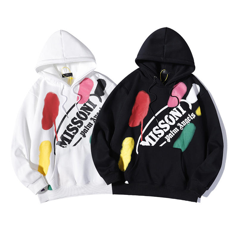 Men's Hoodie Color Polka Dot Flower Hip Hop Style Essential Pullover Loose Street Trend Hooded Sweater Fall Winter Men's Women's, Black
Men's Hoodie Color Polka Dot Flower Hip Hop Style Essential Pullover Loose Street Trend Hooded Sweater Fall Winter Men's Women's, Black