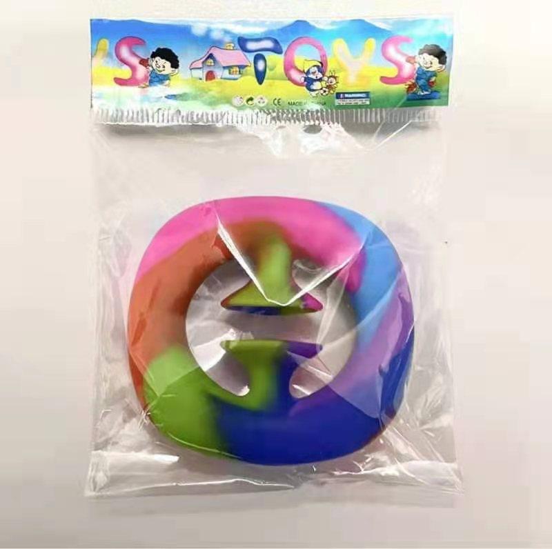 ship in 24 hour Rainbow Fidget Grab Snap Squeeze Toy Hand Snappers Hands Strength Grip Grabs Squeezy Snap Sensory Toys Autism Stress Relief
