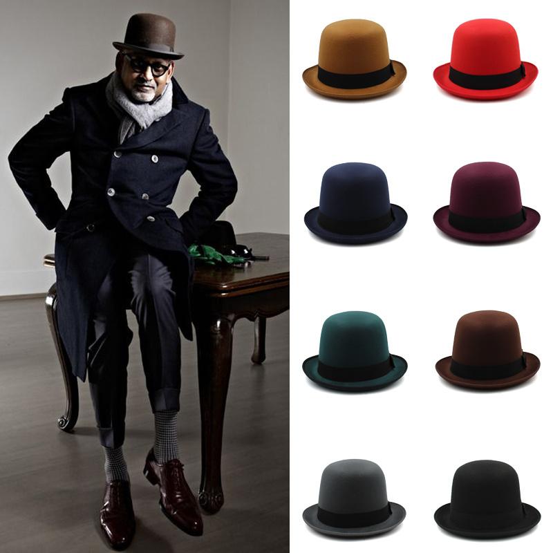 Wide Brim Hats Autumn And Winter Oval Hardtop Stage Woolen Hat Men Women's Curled Versatile British Hip Hop, Red
Wide Brim Hats Autumn And Winter Oval Hardtop Stage Woolen Hat Men Women's Curled Versatile British Hip Hop, Red