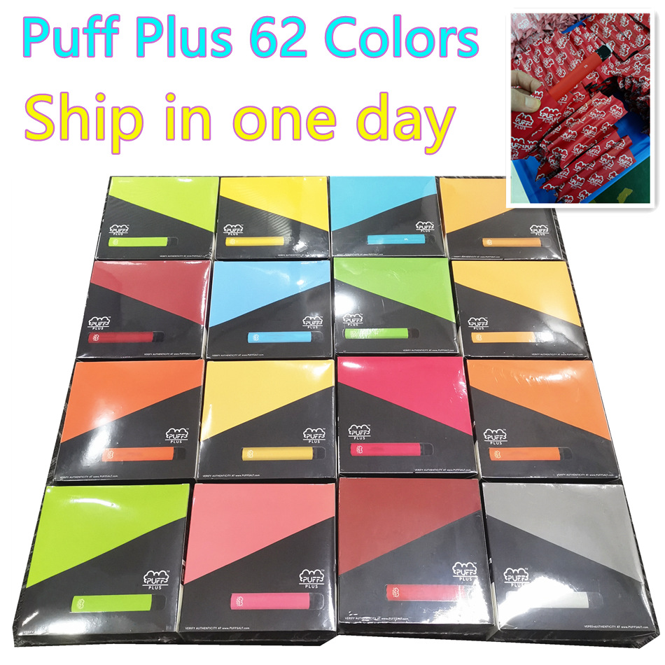 Puff Bar Plus Disposable Vape cigarettes 62 Colors 800+ Puffs Cartridge 650mAh Battery 3.2mL Vapes Pods Never Full For Store
Puff Bar Plus Disposable Vape cigarettes 62 Colors 800+ Puffs Cartridge 650mAh Battery 3.2mL Vapes Pods Never Full For Store