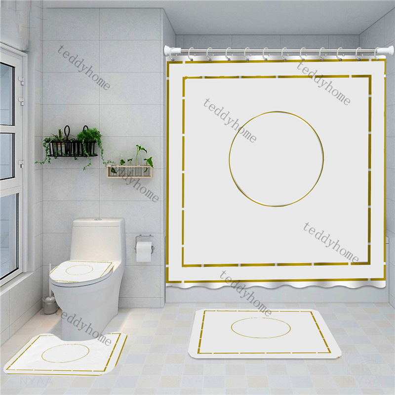 Classic Waterproof Shower Curtain Absorbent Bath Mat Simple Pattern Baths Curtains Fashion Bathroom Decoration
Classic Waterproof Shower Curtain Absorbent Bath Mat Simple Pattern Baths Curtains Fashion Bathroom Decoration