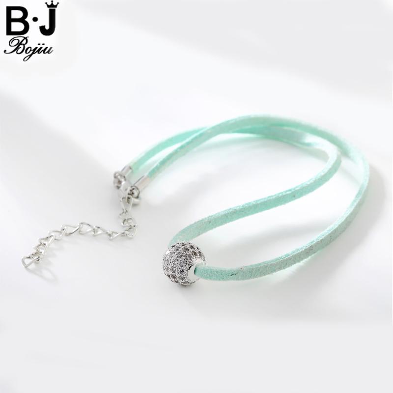 Bojiu Women Energetic Choker Necklace Leather Short Chain For Girl Silvery Zircon Pendant Necklaces NKS038-4 Chokers
Bojiu Women Energetic Choker Necklace Leather Short Chain For Girl Silvery Zircon Pendant Necklaces NKS038-4 Chokers