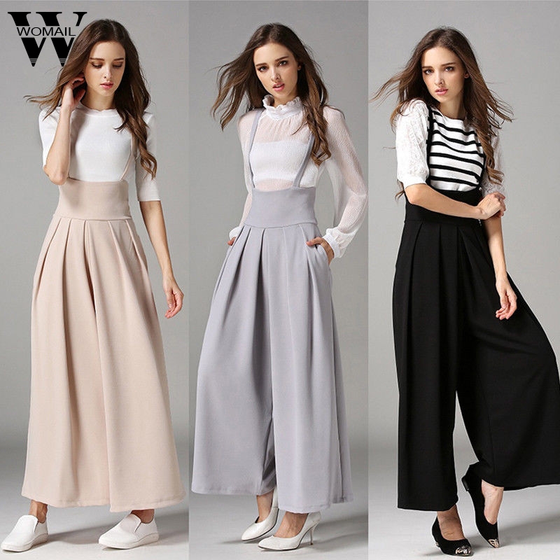 Womail bodysuit Women Summer Casual Pleated High Waisted Wide Leg Palazzo Suspenders Trousers fashion new 2021 M1, Bk
Womail bodysuit Women Summer Casual Pleated High Waisted Wide Leg Palazzo Suspenders Trousers fashion new 2021 M1, Bk