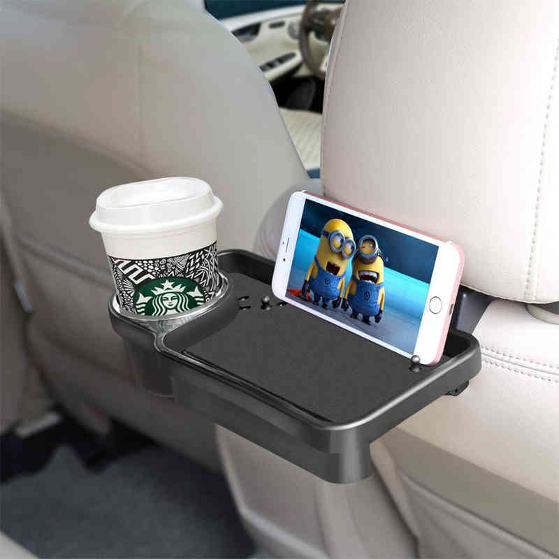Cup Holder Auto Food Tray Water Drink Stand Bracket Storage Pallet Folding Dining Table Rear Back Seat Desk Car Styling
Cup Holder Auto Food Tray Water Drink Stand Bracket Storage Pallet Folding Dining Table Rear Back Seat Desk Car Styling