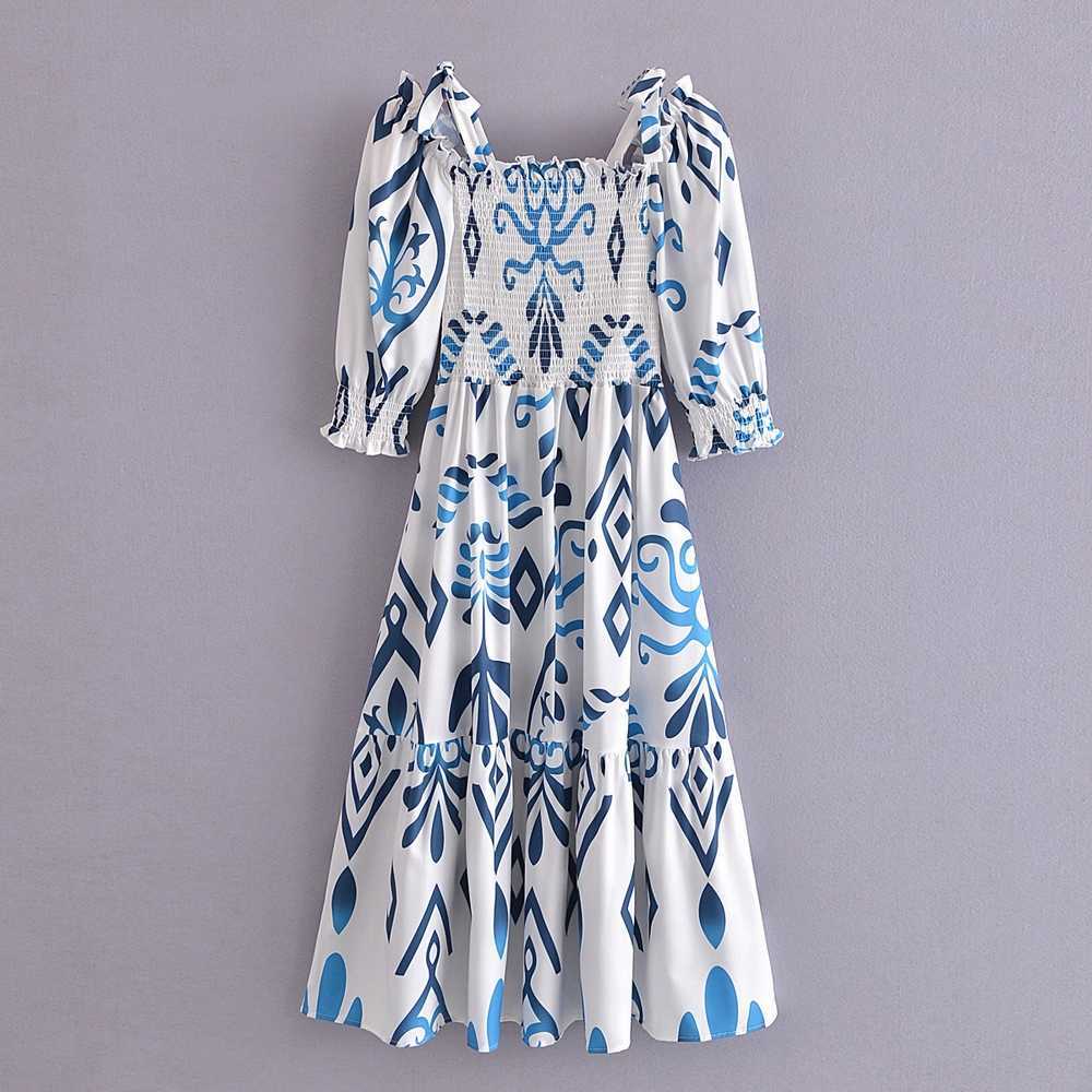 Stylish Women Dress Summer Arrival Prints Female Shirred Bust Sundress 210602, As photo
Stylish Women Dress Summer Arrival Prints Female Shirred Bust Sundress 210602, As photo