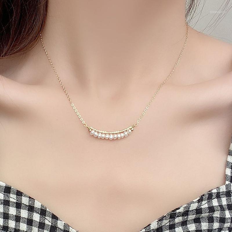 14k Real Gold Freshwater Pearl Necklace For Women Clavicle Chain Charm Wedding Pendant Jewelry Chains
14k Real Gold Freshwater Pearl Necklace For Women Clavicle Chain Charm Wedding Pendant Jewelry Chains