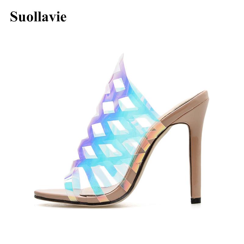 Slippers Women's Leather Slipper Fashion Casual Colorful High Heels Hollow 2021 Sandals NIUFUNI Ladies Shoes, Black
Slippers Women's Leather Slipper Fashion Casual Colorful High Heels Hollow 2021 Sandals NIUFUNI Ladies Shoes, Black