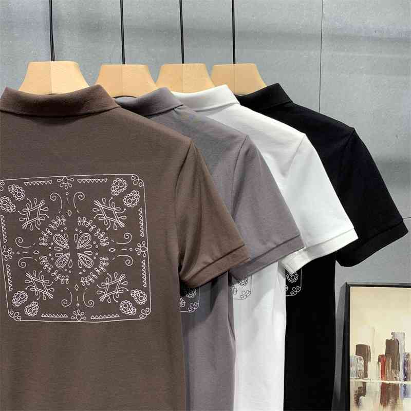 2021 summer slim embroidered polo shirt casual Lapel t-shirt men's fashion handsome short sleeve top, White;black
2021 summer slim embroidered polo shirt casual Lapel t-shirt men's fashion handsome short sleeve top, White;black