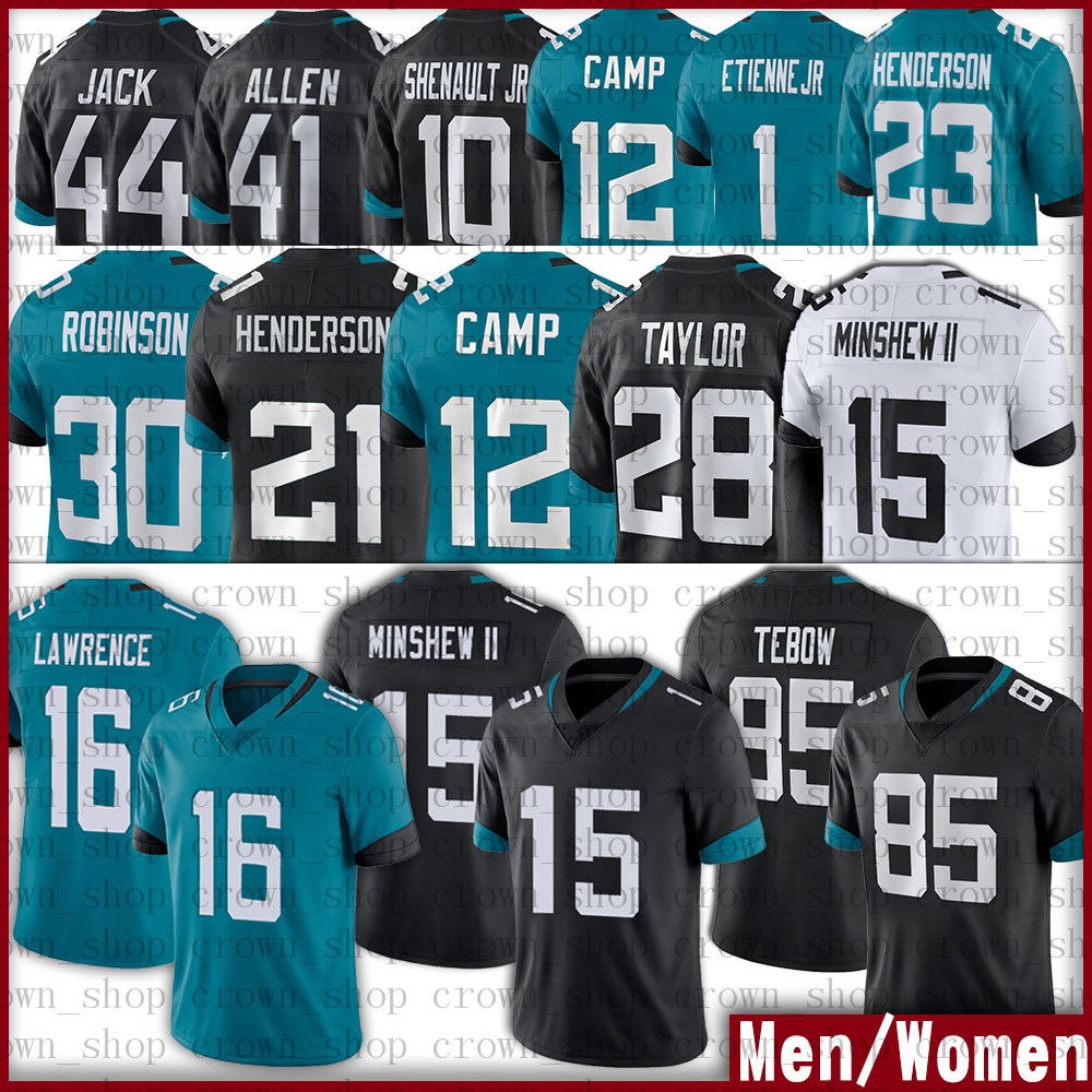 16 Trevor Lawrence 15 Gardner Minshew II 85 TIM TEBOW Football Jerseys 1 Travis Etienne Jr 10 Shenault Jr 17 D.J. Chark JR 28 Fred Taylor Robinson 19 Collin Johnson, Women(mei zhou hu)
16 Trevor Lawrence 15 Gardner Minshew II 85 TIM TEBOW Football Jerseys 1 Travis Etienne Jr 10 Shenault Jr 17 D.J. Chark JR 28 Fred Taylor Robinson 19 Collin Johnson, Women(mei zhou hu)