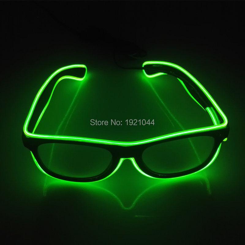 With DC-3V Sound Activated Driver EL Wire Glowing Glasses Light Up Sunglasses S Product For Event Party Decor Decoration
With DC-3V Sound Activated Driver EL Wire Glowing Glasses Light Up Sunglasses S Product For Event Party Decor Decoration